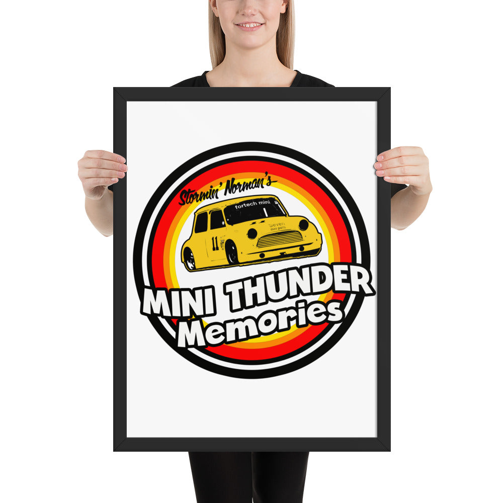 Mini Thunder Memories Framed photo paper poster
