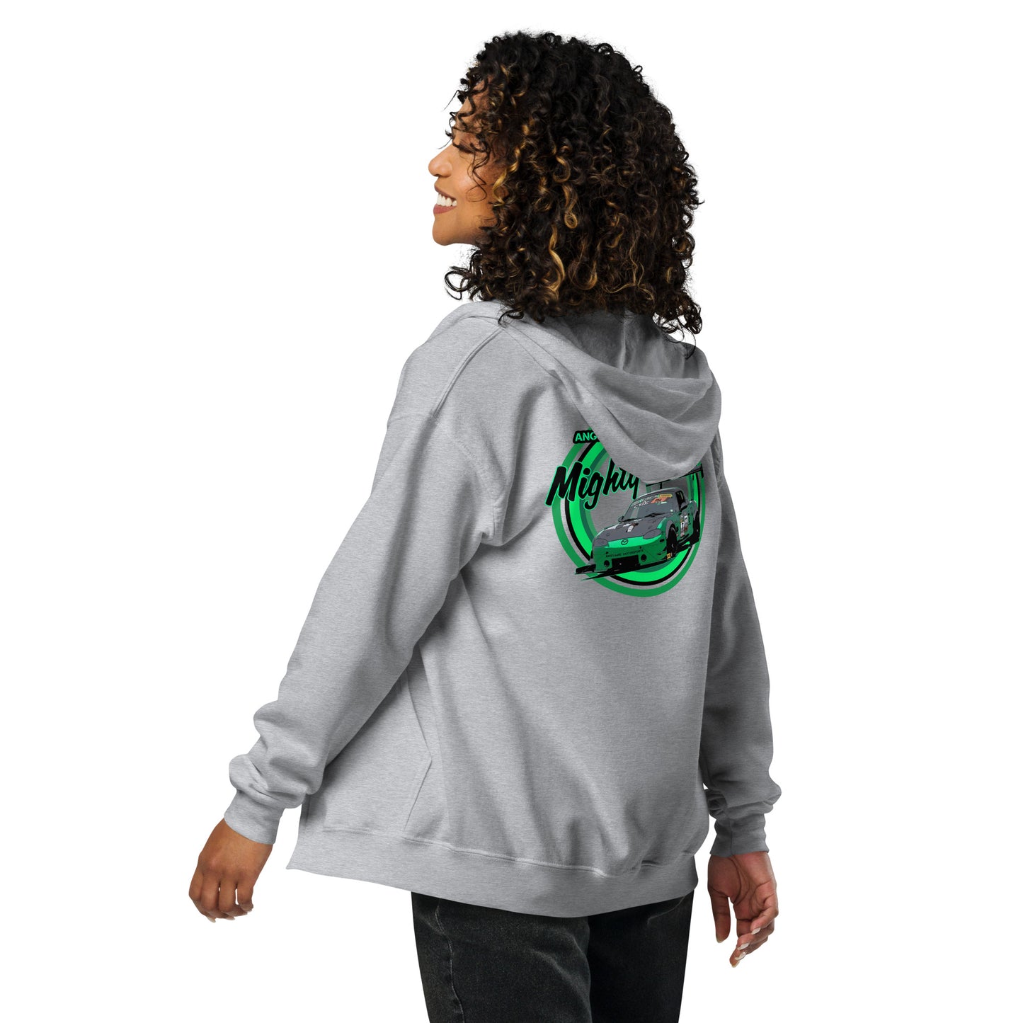 Angevaare Motorsports Roundel Unisex heavy blend zip hoodie