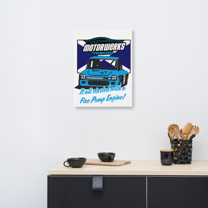 It All Started With a Fire Pump Engine - Canvas