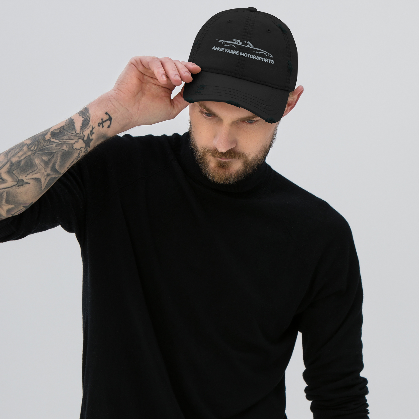 Angevaare Motorsport Distressed Dad Hat