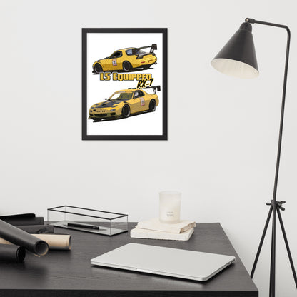 LS Equipped RX7 Framed poster