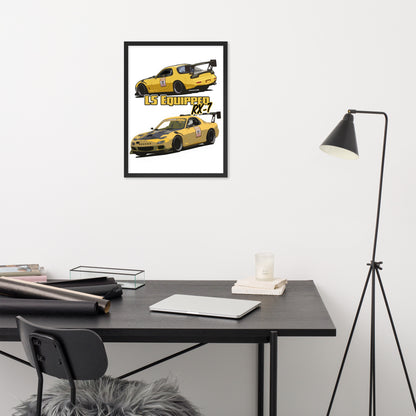 LS Equipped RX7 Framed poster