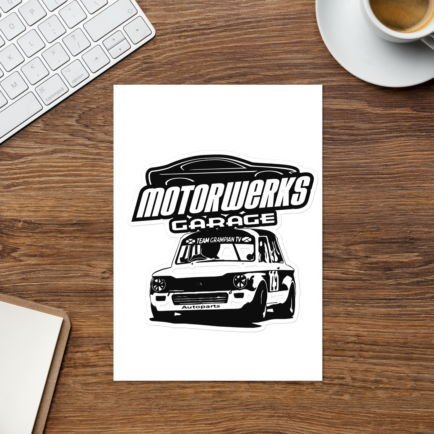 MotorWerks Garage, Imp - Sticker sheet