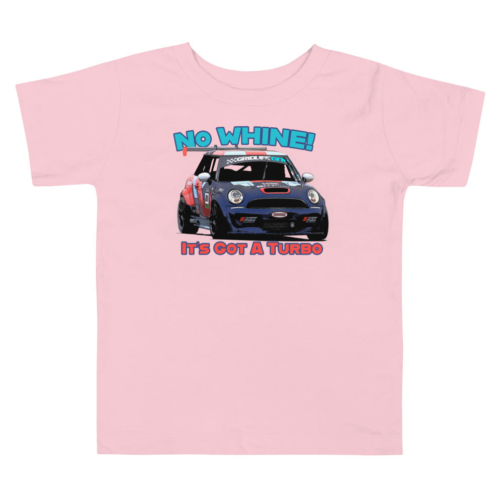 Let your little Miniac which Mini racer she is supporting! Contact us for your special custom garments with Daddy's race car on them! 