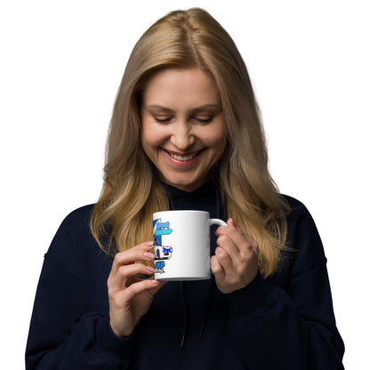 Sinc Imp Racing - White glossy mug