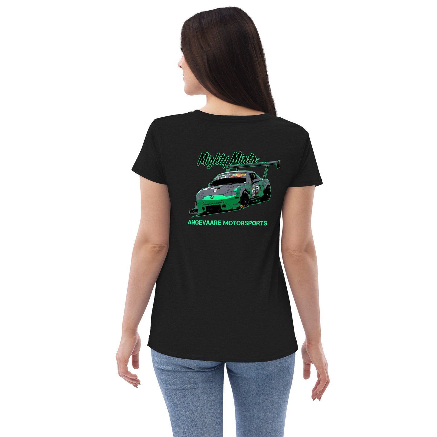 Mighty Miata Women’s recycled v-neck t-shirt