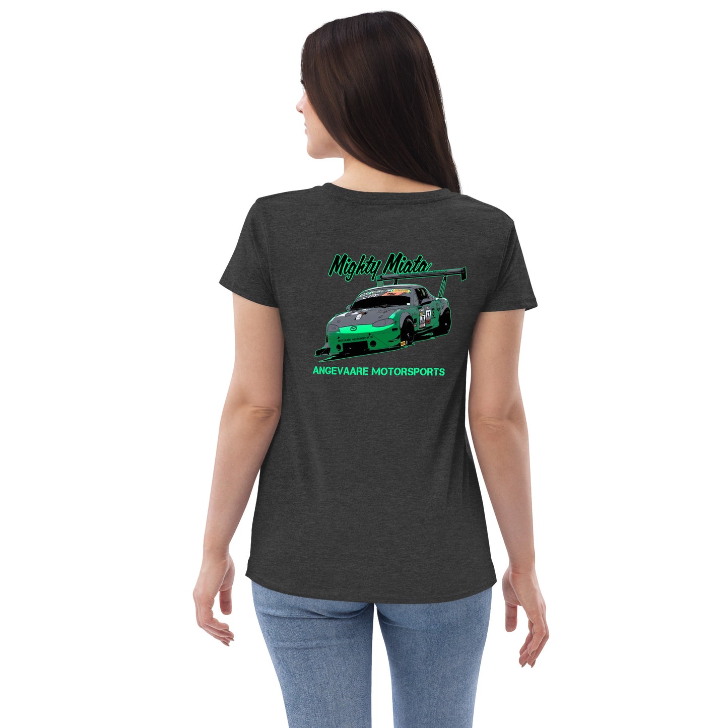 Mighty Miata Women’s recycled v-neck t-shirt