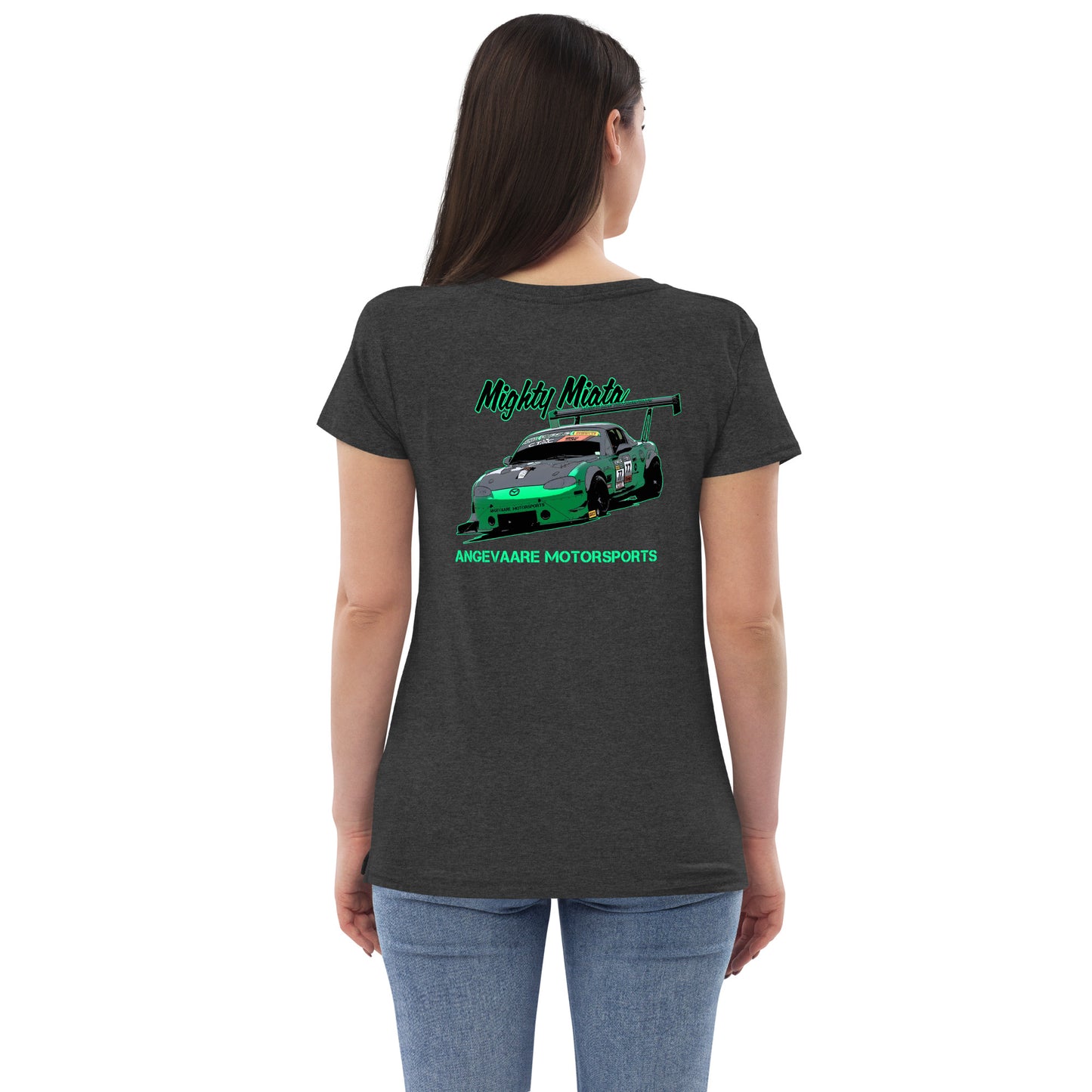 Mighty Miata Women’s recycled v-neck t-shirt